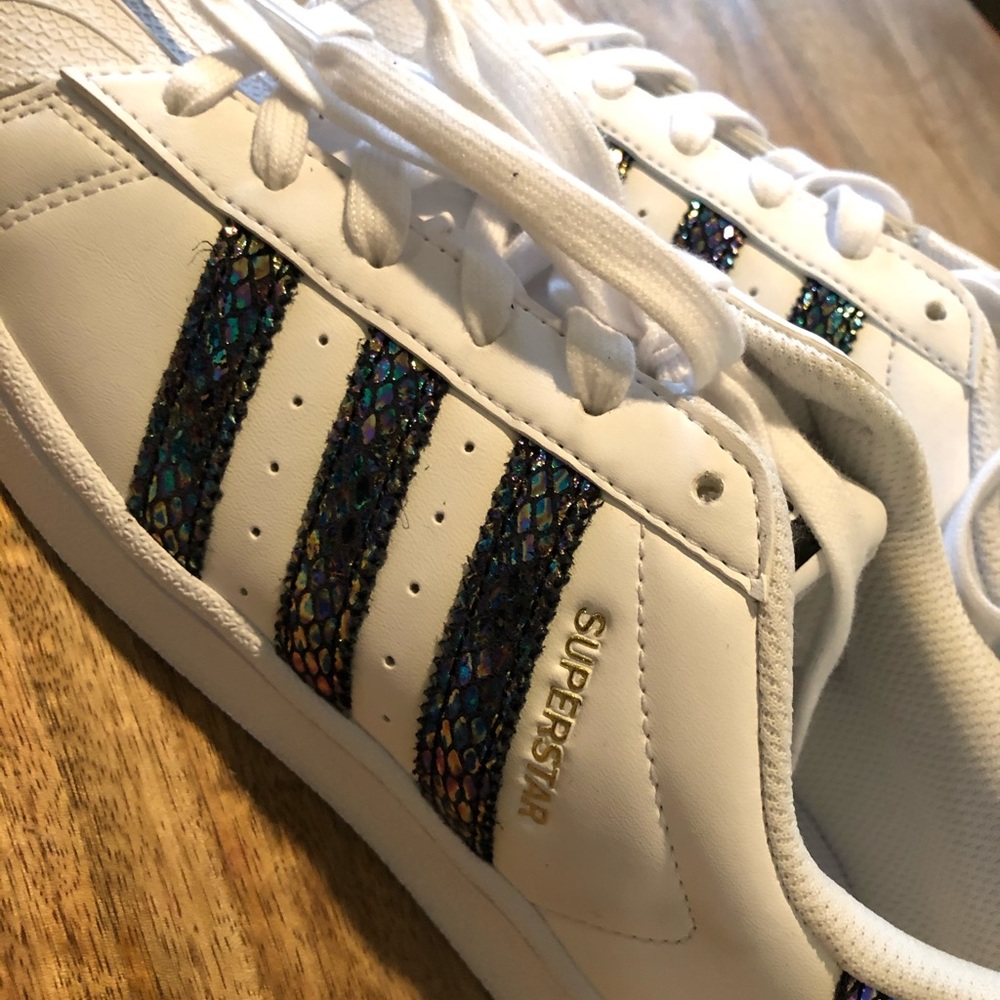 Brand new adidas superstar mermaid